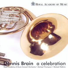 Image of CD cover of Dennis Brain a celebration