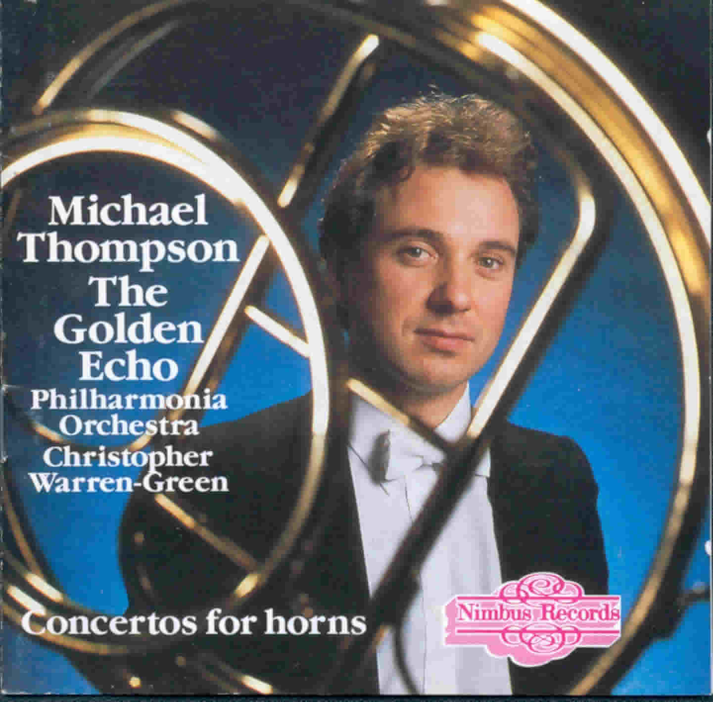 Image of Michael Thompson on the CD cover
for The Golden Echo CD